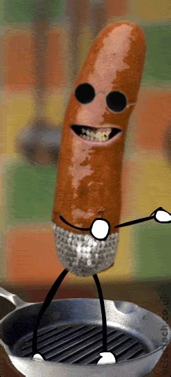 funny sausage gifs|sausage face gif.